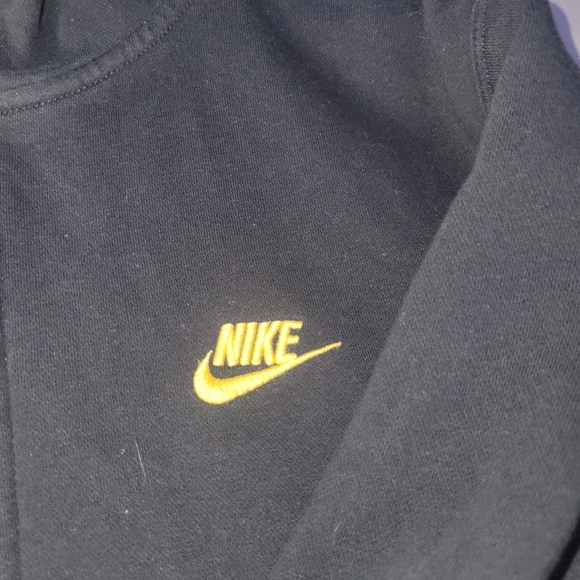US LARGE black nike zip up hoodie - Picture 3 of 4